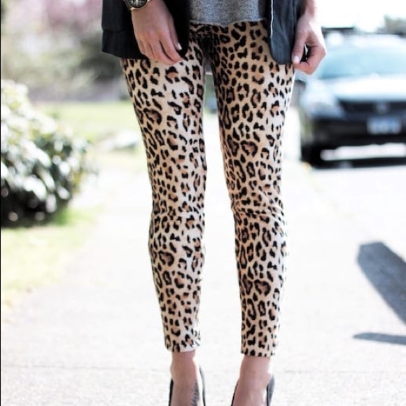 Michael Kors Pants - Michael Kors Animal Leopard Jeggings Leggings L